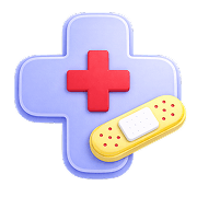 Digital hospital ecosystem illustration